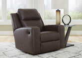 Bay Furniture Gallery - Ashley Furniture - Lavenhorne Living Room - DBL Rec Loveseat w/Console / Pebble - 6330794